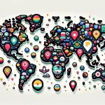 Mapa mundial destacando los 10 países más económicos para viajar